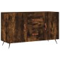 vidaXL Aparador madera de ingeniería roble ahumado 100x36x60 cm vidaXL Aparador madera de ingeniería roble ahumado 100x36x60 cm