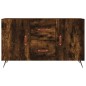 vidaXL Aparador madera de ingeniería roble ahumado 100x36x60 cm vidaXL Aparador madera de ingeniería roble ahumado 100x36x60 cm