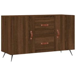 vidaXL Aparador de madera de ingeniería roble marrón 100x36x60 cm