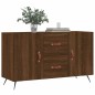 vidaXL Aparador de madera de ingeniería roble marrón 100x36x60 cm vidaXL Aparador de madera de ingeniería roble marrón 100x36x60 cm