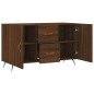 vidaXL Aparador de madera de ingeniería roble marrón 100x36x60 cm vidaXL Aparador de madera de ingeniería roble marrón 100x36x60 cm