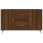 vidaXL Aparador de madera de ingeniería roble marrón 100x36x60 cm vidaXL Aparador de madera de ingeniería roble marrón 100x36x60 cm