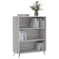 vidaXL Estantería madera de ingeniería gris Sonoma 69,5x32,5x90 cm vidaXL Estantería madera de ingeniería gris Sonoma 69,5x32,5x90 cm