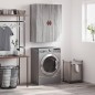 vidaXL Armario de pared gris Sonoma 69,5x34x90 cm vidaXL Armario de pared gris Sonoma 69,5x34x90 cm