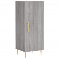 vidaXL Aparador madera de ingeniería gris Sonoma 34,5x34x90 cm