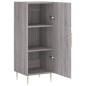 vidaXL Aparador madera de ingeniería gris Sonoma 34,5x34x90 cm vidaXL Aparador madera de ingeniería gris Sonoma 34,5x34x90 cm