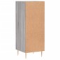 vidaXL Aparador madera de ingeniería gris Sonoma 34,5x34x90 cm vidaXL Aparador madera de ingeniería gris Sonoma 34,5x34x90 cm