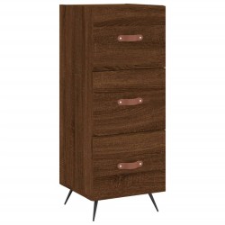 vidaXL Aparador madera de ingeniería marrón roble 34,5x34x90 cm