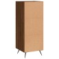 vidaXL Aparador madera de ingeniería marrón roble 34,5x34x90 cm vidaXL Aparador madera de ingeniería marrón roble 34,5x34x90 cm