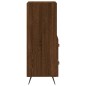 vidaXL Aparador madera de ingeniería marrón roble 34,5x34x90 cm vidaXL Aparador madera de ingeniería marrón roble 34,5x34x90 cm
