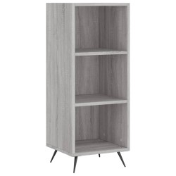 vidaXL Estantería madera de ingeniería gris Sonoma 34,5x32,5x90 cm