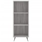 vidaXL Estantería madera de ingeniería gris Sonoma 34,5x32,5x90 cm vidaXL Estantería madera de ingeniería gris Sonoma 34,5x32,5x90 cm