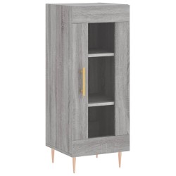 vidaXL Aparador madera de ingeniería gris Sonoma 34,5x34x90 cm