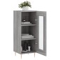 vidaXL Aparador madera de ingeniería gris Sonoma 34,5x34x90 cm vidaXL Aparador madera de ingeniería gris Sonoma 34,5x34x90 cm