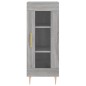 vidaXL Aparador madera de ingeniería gris Sonoma 34,5x34x90 cm vidaXL Aparador madera de ingeniería gris Sonoma 34,5x34x90 cm