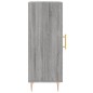 vidaXL Aparador madera de ingeniería gris Sonoma 34,5x34x90 cm vidaXL Aparador madera de ingeniería gris Sonoma 34,5x34x90 cm
