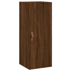 vidaXL Armario de pared marrón roble 34,5x34x90 cm