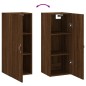 vidaXL Armario de pared marrón roble 34,5x34x90 cm vidaXL Armario de pared marrón roble 34,5x34x90 cm