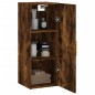 vidaXL Armario de pared roble ahumado 34,5x34x90 cm vidaXL Armario de pared roble ahumado 34,5x34x90 cm