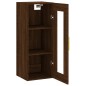 vidaXL Armario de pared marrón roble 34,5x34x90 cm vidaXL Armario de pared marrón roble 34,5x34x90 cm
