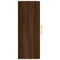 vidaXL Armario de pared marrón roble 34,5x34x90 cm vidaXL Armario de pared marrón roble 34,5x34x90 cm