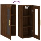 vidaXL Armario de pared marrón roble 34,5x34x90 cm vidaXL Armario de pared marrón roble 34,5x34x90 cm