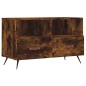 vidaXL Mueble para TV madera contrachapada roble ahumado 80x36x50 cm vidaXL Mueble para TV madera contrachapada roble ahumado 80x36x50 cm