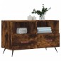 vidaXL Mueble para TV madera contrachapada roble ahumado 80x36x50 cm vidaXL Mueble para TV madera contrachapada roble ahumado 80x36x50 cm