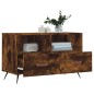 vidaXL Mueble para TV madera contrachapada roble ahumado 80x36x50 cm vidaXL Mueble para TV madera contrachapada roble ahumado 80x36x50 cm