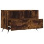 vidaXL Mueble para TV madera contrachapada roble ahumado 80x36x50 cm vidaXL Mueble para TV madera contrachapada roble ahumado 80x36x50 cm