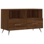 vidaXL Mueble para TV madera contrachapada roble marrón 80x36x50 cm