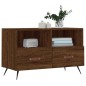 vidaXL Mueble para TV madera contrachapada roble marrón 80x36x50 cm