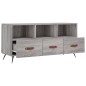 vidaXL Mueble de TV madera de ingeniería gris Sonoma 102x36x50 cm vidaXL Mueble de TV madera de ingeniería gris Sonoma 102x36x50 cm