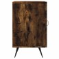 vidaXL Mueble de TV madera de ingeniería roble ahumado 150x30x50 cm vidaXL Mueble de TV madera de ingeniería roble ahumado 150x30x50 cm