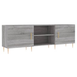 vidaXL Mueble para TV madera de ingeniería gris Sonoma 150x30x50 cm