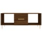 vidaXL Mesa de centro madera contrachapada roble marrón 102x50x40 cm