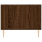 vidaXL Mesa de centro madera contrachapada roble marrón 102x50x40 cm
