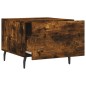 vidaXL Mesa de centro madera contrachapada roble ahumado 50x50x40 cm vidaXL Mesa de centro madera contrachapada roble ahumado 50x50x40 cm