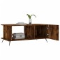 vidaXL Mesa de centro madera contrachapada roble ahumado 90x50x40 cm