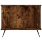 vidaXL Mesa de centro madera contrachapada roble ahumado 90x50x40 cm