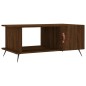 vidaXL Mesa de centro madera contrachapada roble marrón 90x50x40 cm vidaXL Mesa de centro madera contrachapada roble marrón 90x50x40 cm