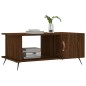 vidaXL Mesa de centro madera contrachapada roble marrón 90x50x40 cm vidaXL Mesa de centro madera contrachapada roble marrón 90x50x40 cm