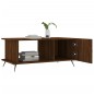 vidaXL Mesa de centro madera contrachapada roble marrón 90x50x40 cm vidaXL Mesa de centro madera contrachapada roble marrón 90x50x40 cm