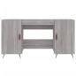 vidaXL Escritorio madera de ingeniería gris Sonoma 140x50x75 cm