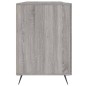 vidaXL Escritorio madera de ingeniería gris Sonoma 140x50x75 cm