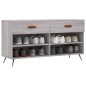 vidaXL Banco zapatero madera de ingeniería gris Sonoma 102x35x55 cm vidaXL Banco zapatero madera de ingeniería gris Sonoma 102x35x55 cm