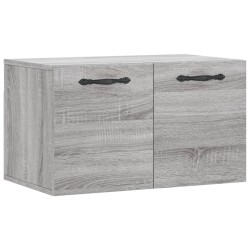 vidaXL Armario de pared madera de ingeniería gris Sonoma 60x36,5x35 cm