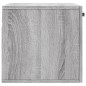 vidaXL Armario de pared madera de ingeniería gris Sonoma 60x36,5x35 cm