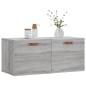 vidaXL Armario de pared madera de ingeniería gris Sonoma 80x36,5x35 cm vidaXL Armario de pared madera de ingeniería gris Sonoma 80x36,5x35 cm