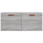 vidaXL Armario de pared madera de ingeniería gris Sonoma 80x36,5x35 cm vidaXL Armario de pared madera de ingeniería gris Sonoma 80x36,5x35 cm